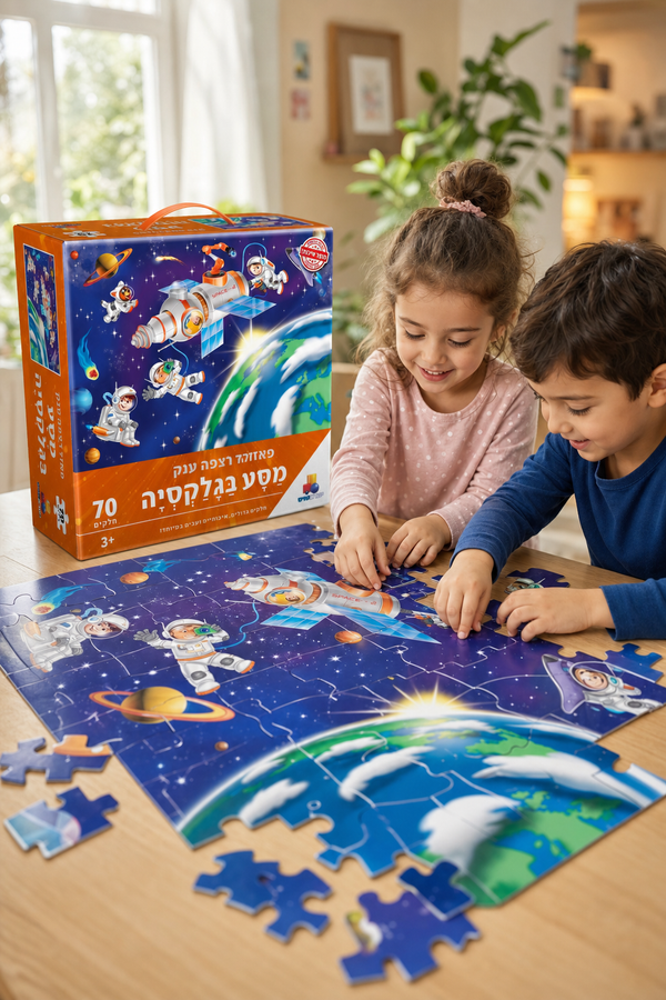 פאזל רצפה ענק מסע בגלקסיה