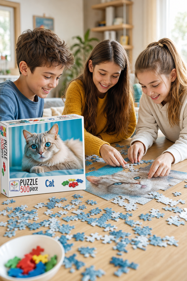 פאזל 500 חלקים חתול