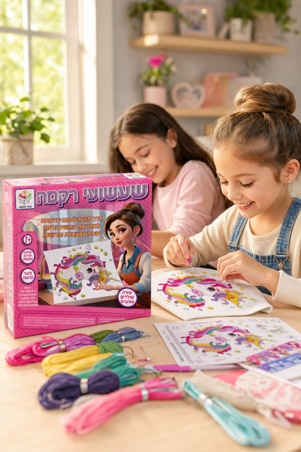שעשועי רקמה חד קרן