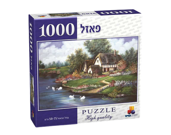 פאזל 1000 חלקים | אביב פורח | פאזל 8524 | משחקי קופסא ופאזלים לכל המשפחה