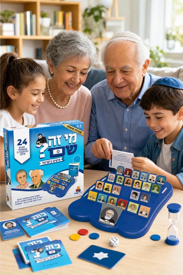 מי זה שם? אישים בישראל משחק היכרות עם 24 דמויות