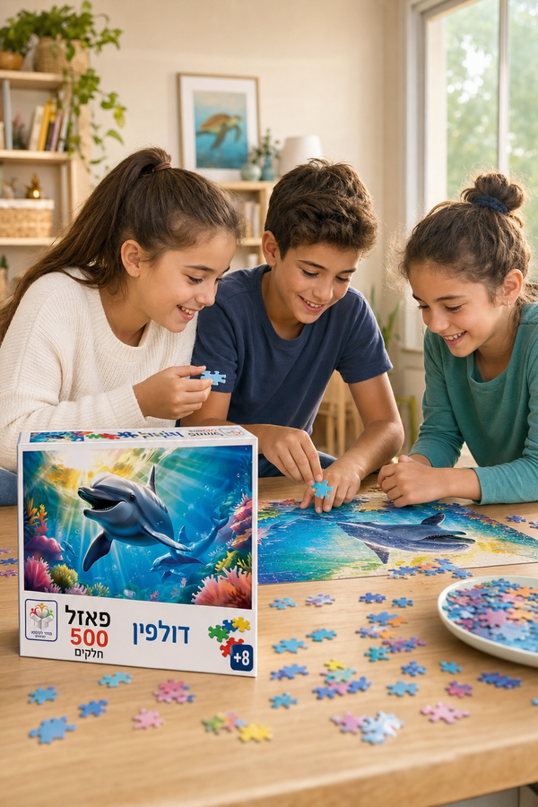 פאזל 500 חלקים דולפין