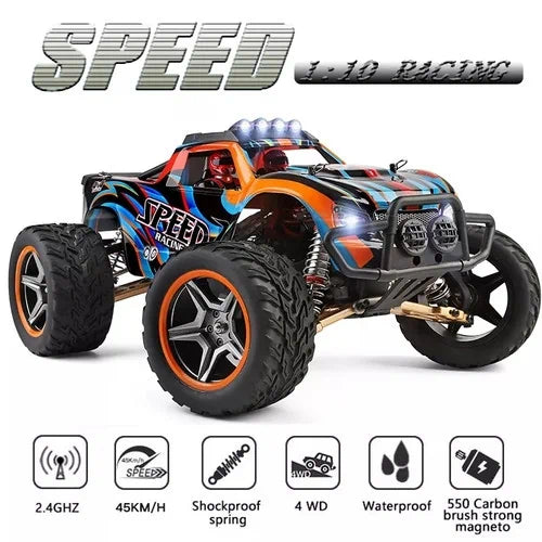 מכונית שלט SPEED בקנה מידה 1/10 – עד 50 קמ״ש (LiPo, 2.4GHz)