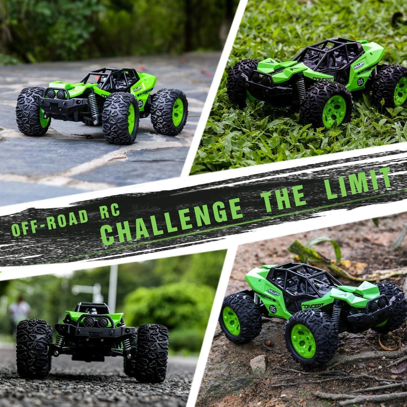 מכונית שלט שטח CONCEPT OFF ROAD – מהירה ועמידה (עד 25 קמ״ש)