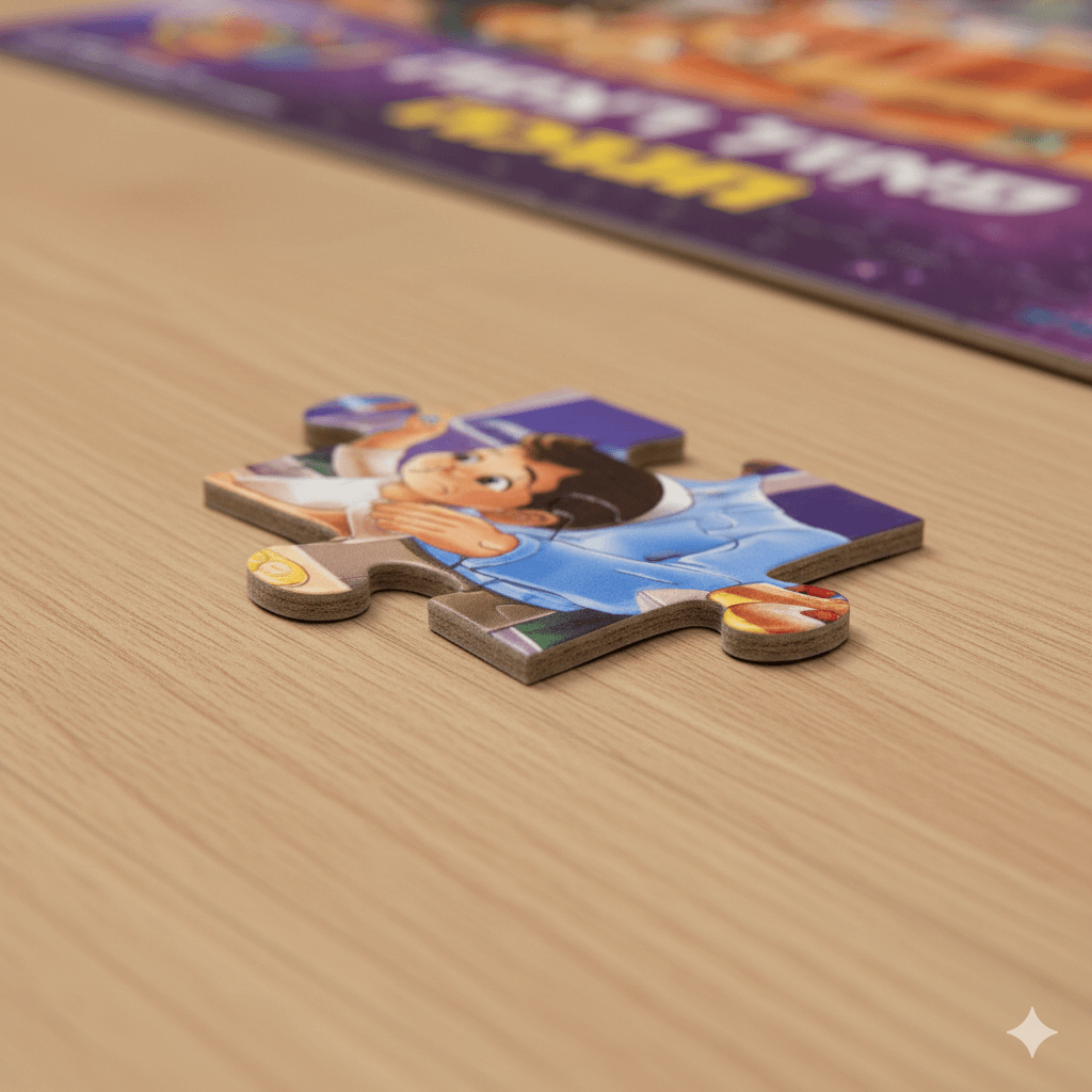 פאזל רצפה חנוכה 48 חלקים - ענק ומרהיב לילדים