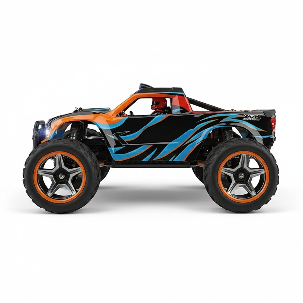 מכונית שלט SPEED בקנה מידה 1/10 – עד 50 קמ״ש (LiPo, 2.4GHz)