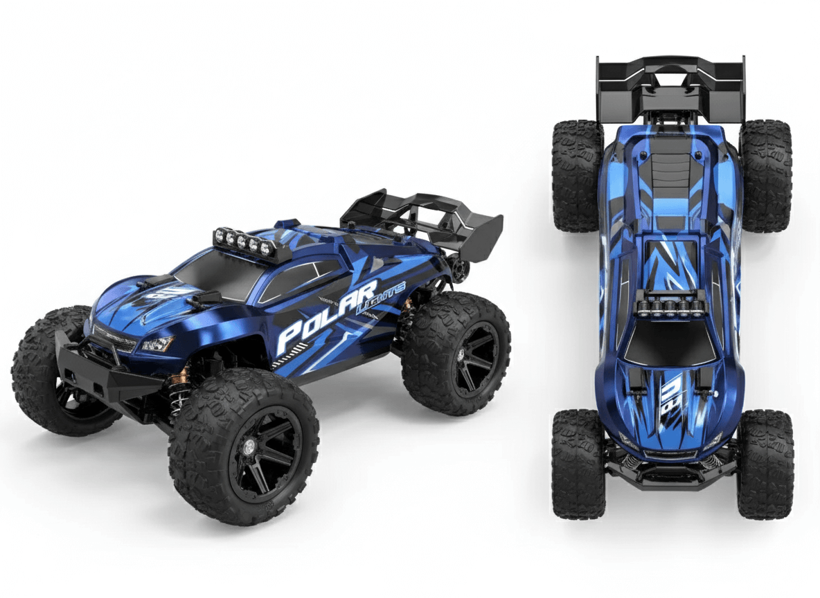 מכונית על שלט POLAR 1/14 – 4X4 עד 40 קמ״ש (שטח וכביש)