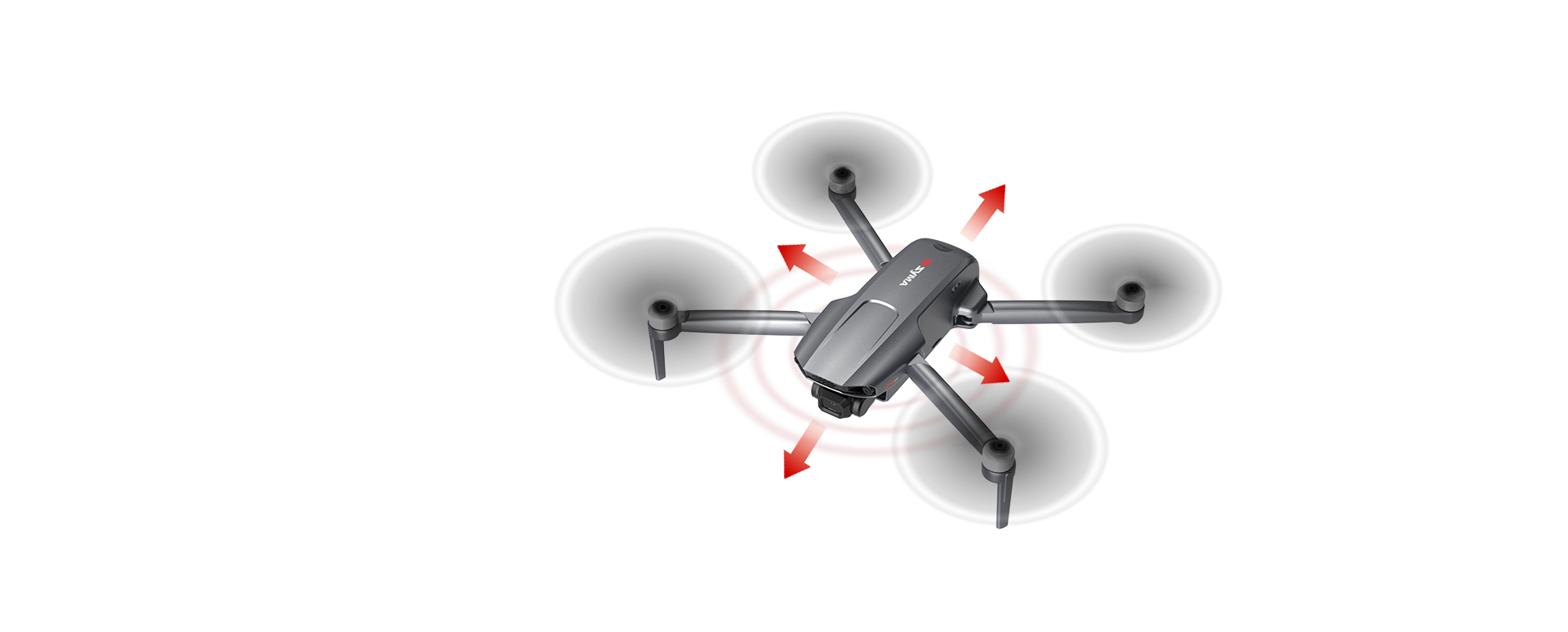 SYMA W4 – רחפן עם מצלמת 4K, גימבל 3־צירים ו־GPS (עד 3 ק״מ, 30 דק׳ טיסה)