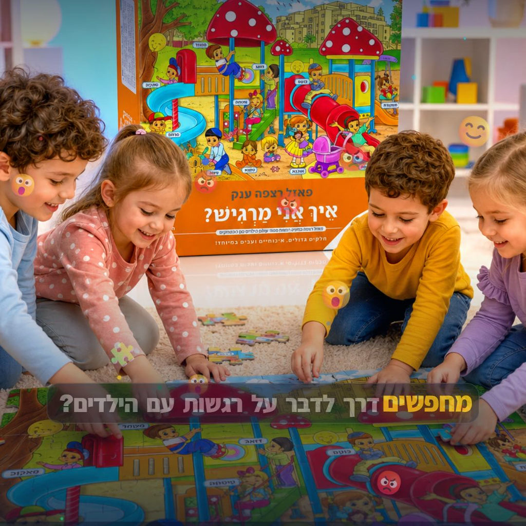 איך אני מרגיש ? - פאזל רצפה ענק - 70 חלקים - סרטון מוצר | שופינג זול
